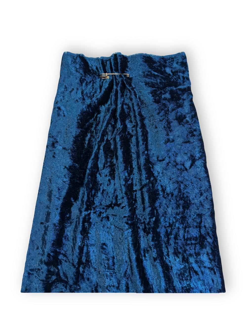 VELVET Dark blue - вискозный бархат, синий